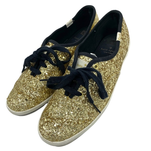 kate spade Shoes - Kate Spade x Keds Gold Glitter Sequin Sneakers